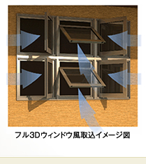 フル3Dウィンドウ風取込イメージ図