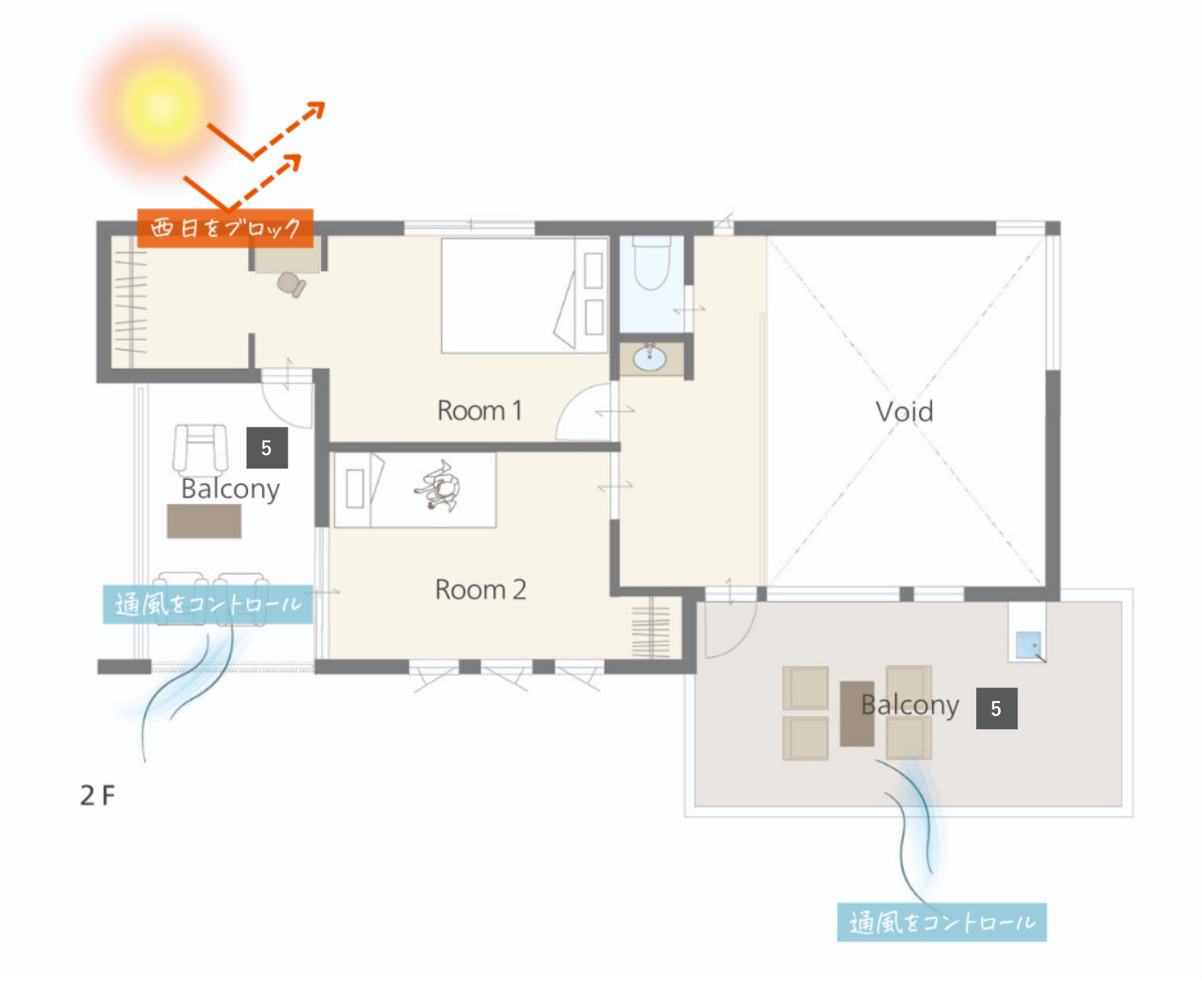2階間取り図