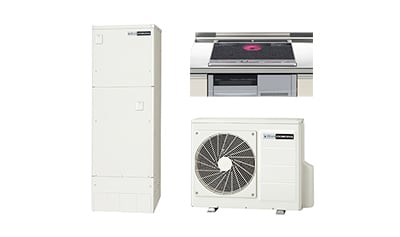 エコキュート、ヒートポンプ、IHクッキングヒーター