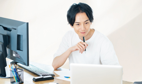 仕事の様子